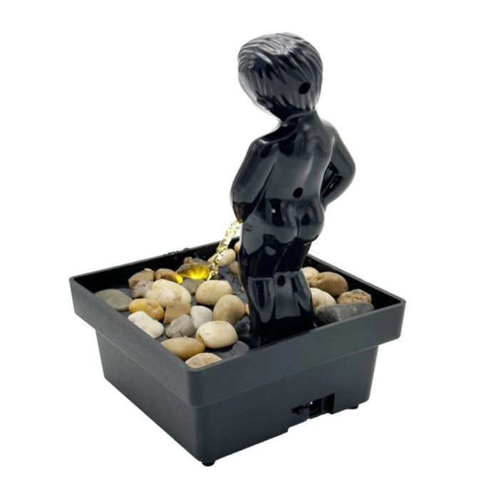 Peeing Boy Fountain -  Light Up LED Fountain is Sure to Amuse!