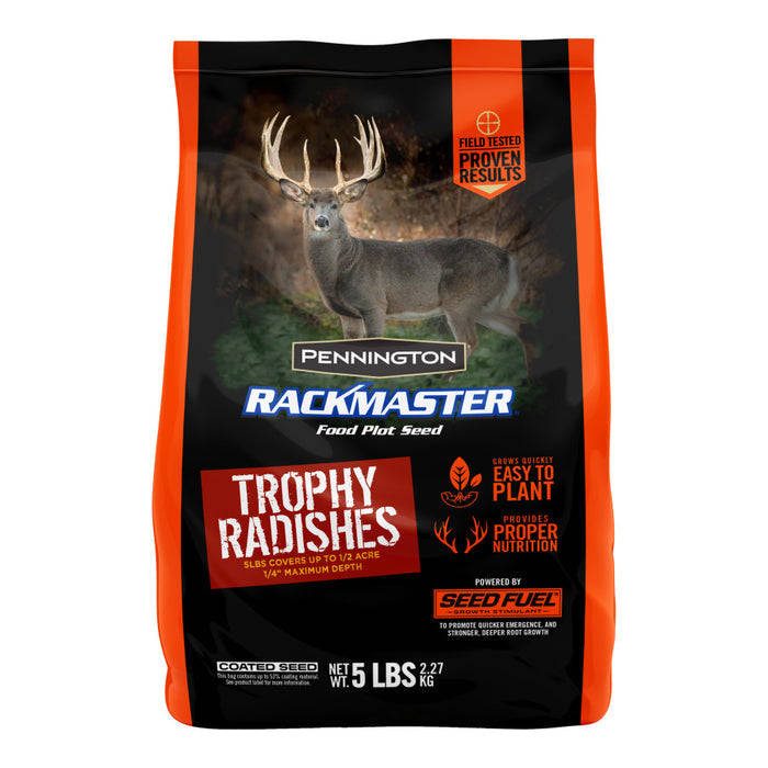 Pennington Rackmaster Trophy Radishes - Food Plot Seed - 5 Lbs. - Seed World