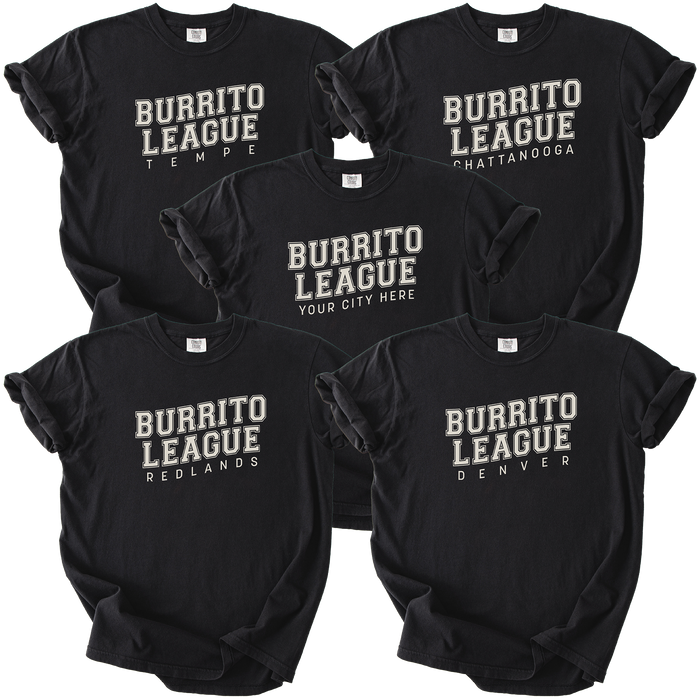 Personalized Burrito League City T-Shirt