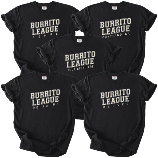 Personalized Burrito League City T-Shirt