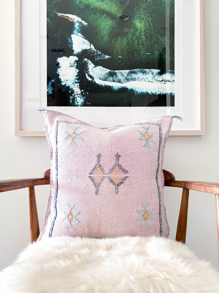 Petal XXXIV Moroccan Sabra Cactus Silk Pillow