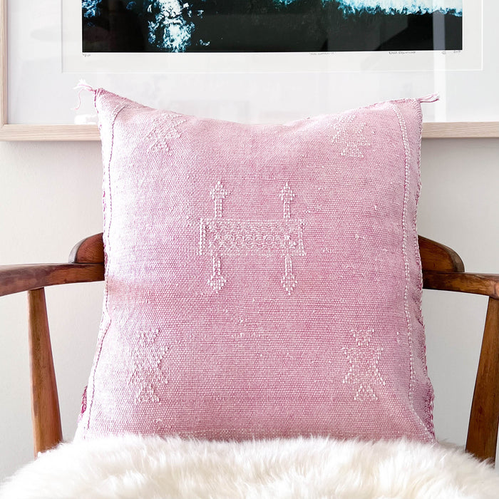 Petal XXXV Moroccan Sabra Cactus Silk Pillow