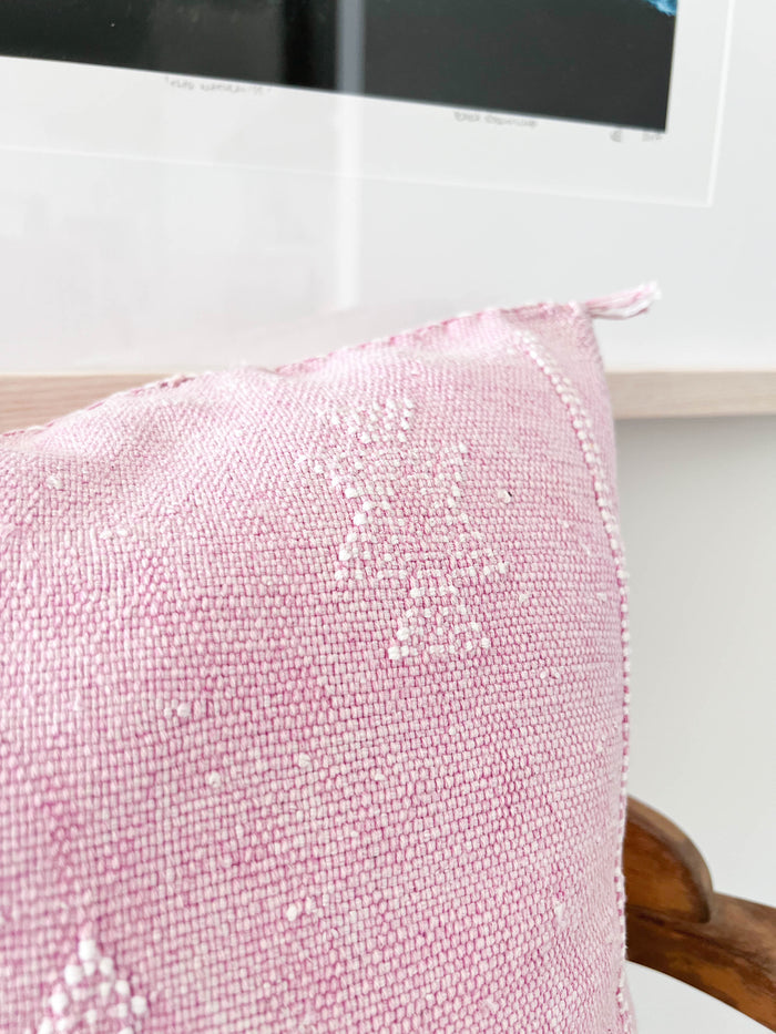 Petal XXXV Moroccan Sabra Cactus Silk Pillow