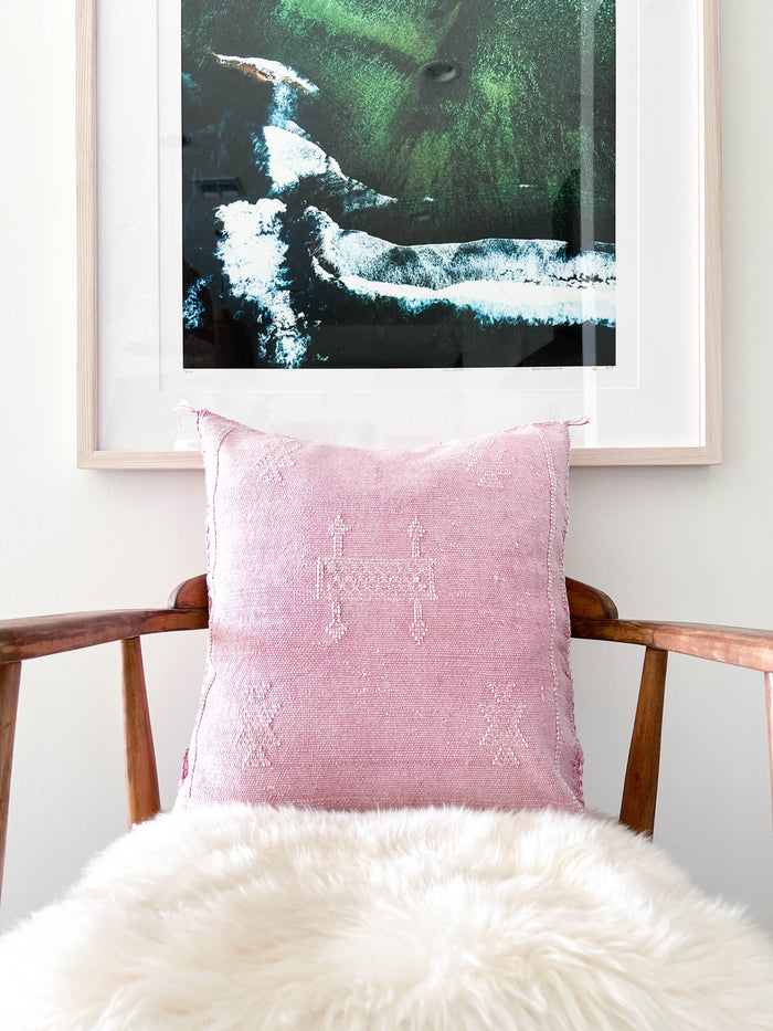 Petal XXXV Moroccan Sabra Cactus Silk Pillow