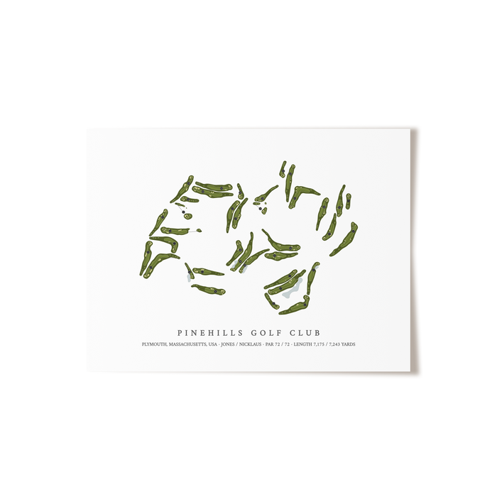 Pinehills Golf Club | Golf Course Print | Unframed