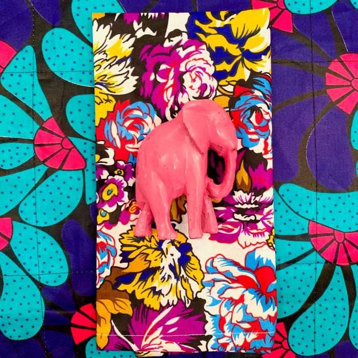 Pink Elephant Napkin Rings - Ring Set