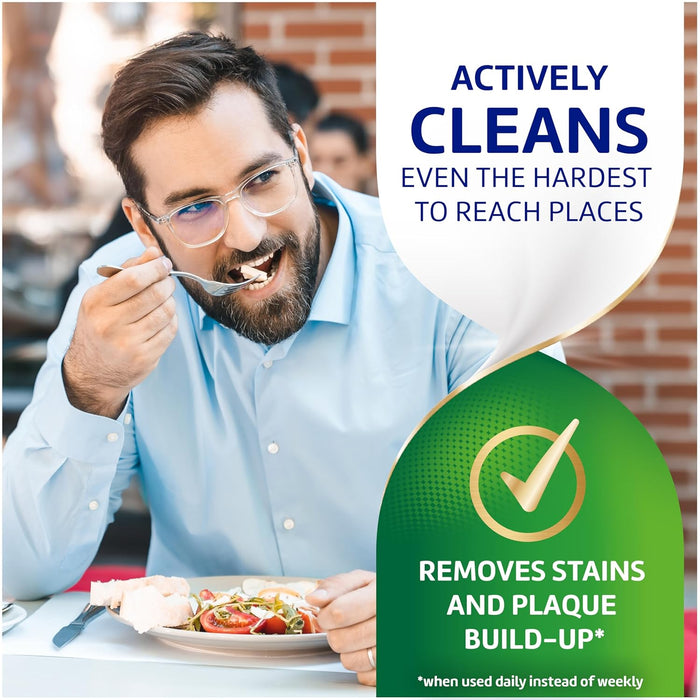 Polident 3 Minute Antibacterial Dental Appliance Cleanser Tablets, 90 Count