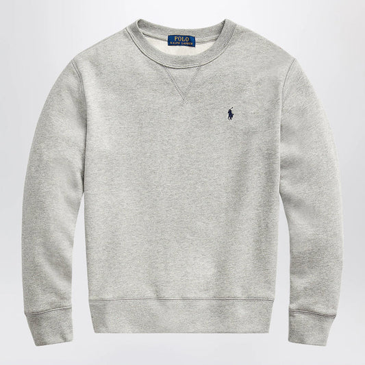 Polo Ralph Lauren - Grey cotton-blend sweatshirt Brand Sweatshirt S