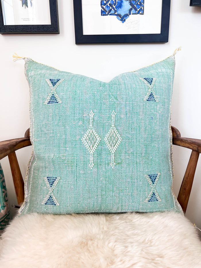 Pools XXIV Moroccan Sabra Cactus Silk Pillow