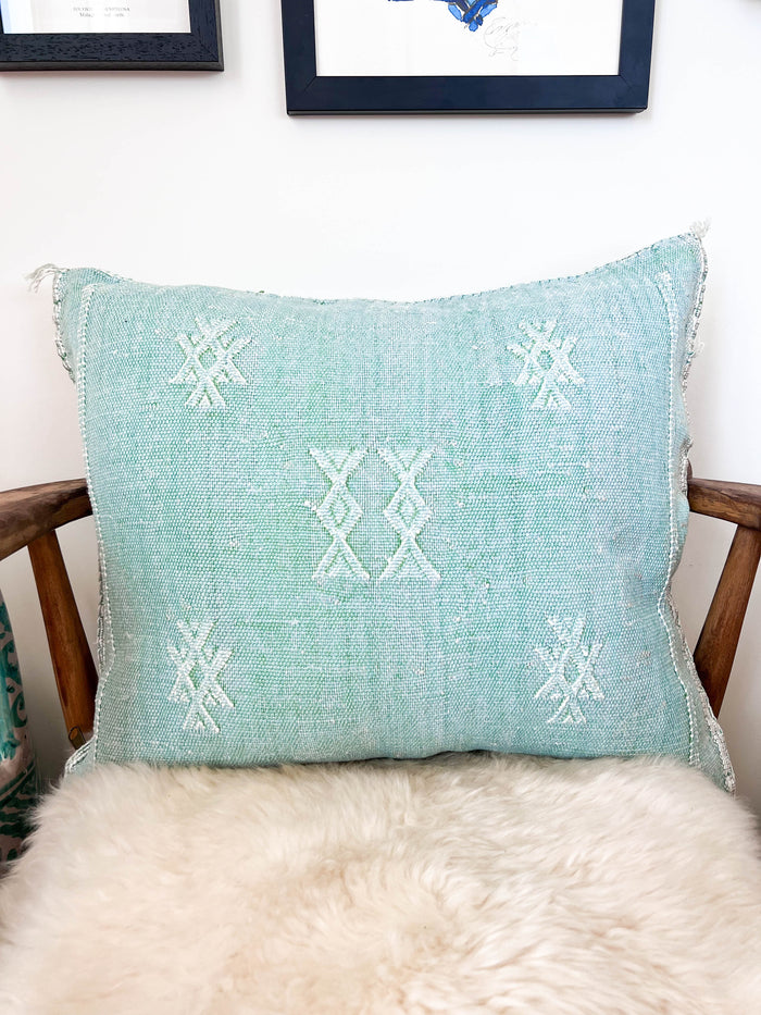 Pools XXIX Moroccan Sabra Cactus Silk Pillow
