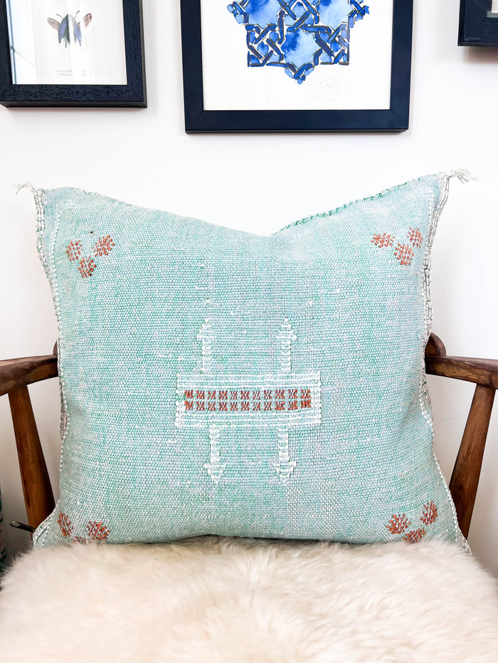 Pools XXVIII Moroccan Sabra Cactus Silk Pillow
