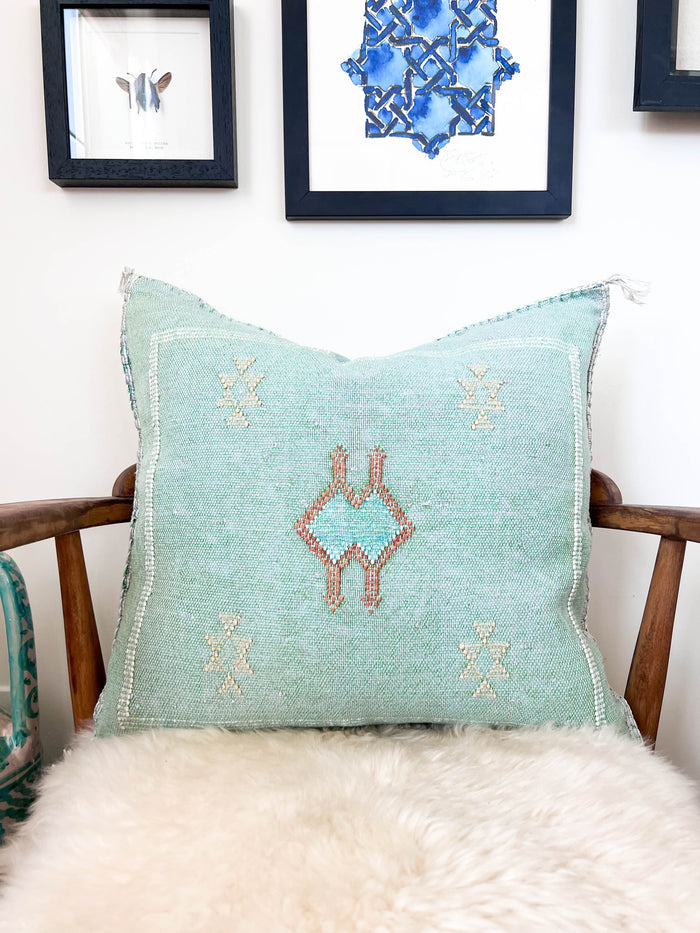 Pools XXX Moroccan Sabra Cactus Silk Pillow