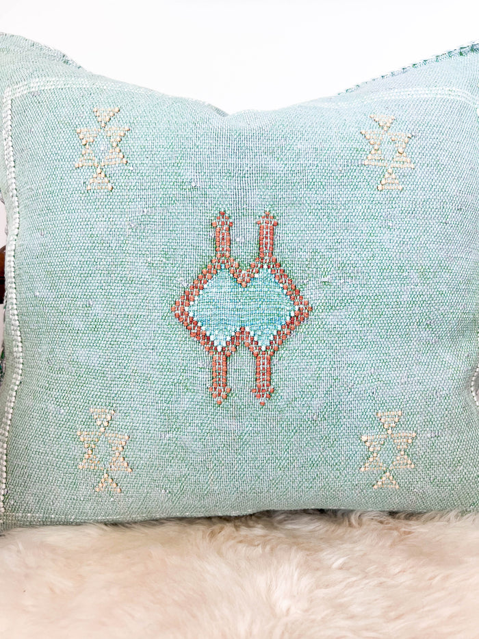 Pools XXX Moroccan Sabra Cactus Silk Pillow