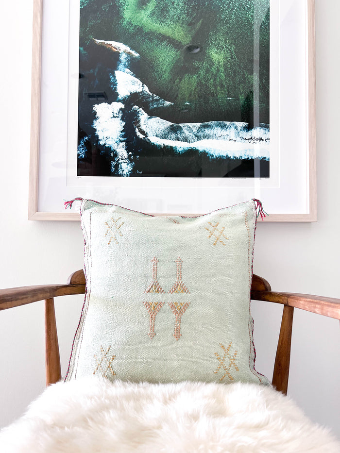 Pools XXXI Moroccan Sabra Cactus Silk Pillow
