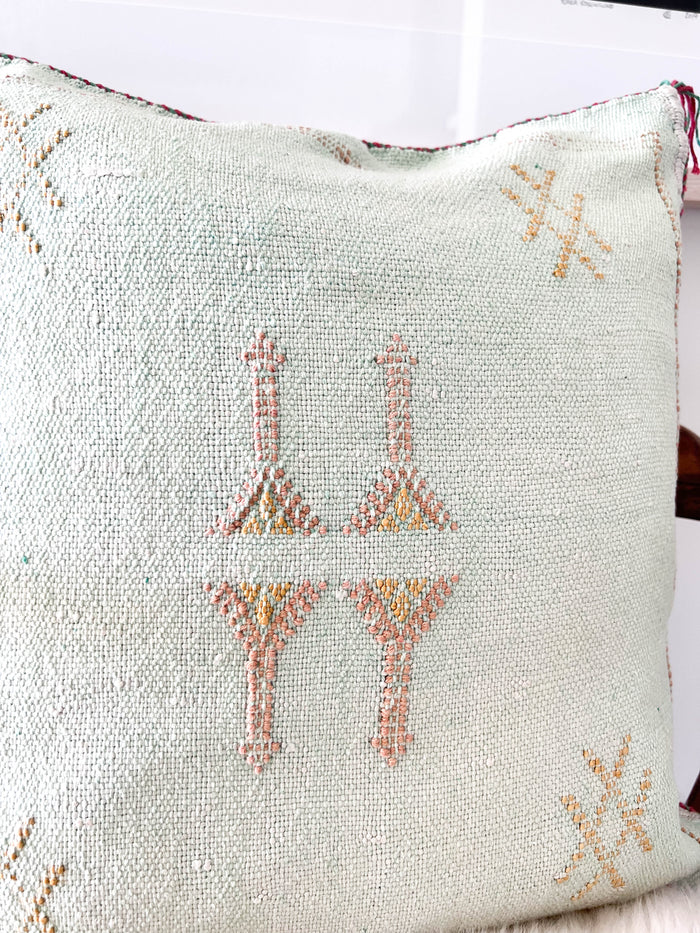 Pools XXXI Moroccan Sabra Cactus Silk Pillow