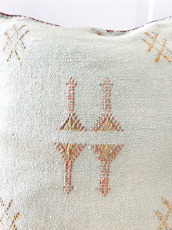 Pools XXXI Moroccan Sabra Cactus Silk Pillow