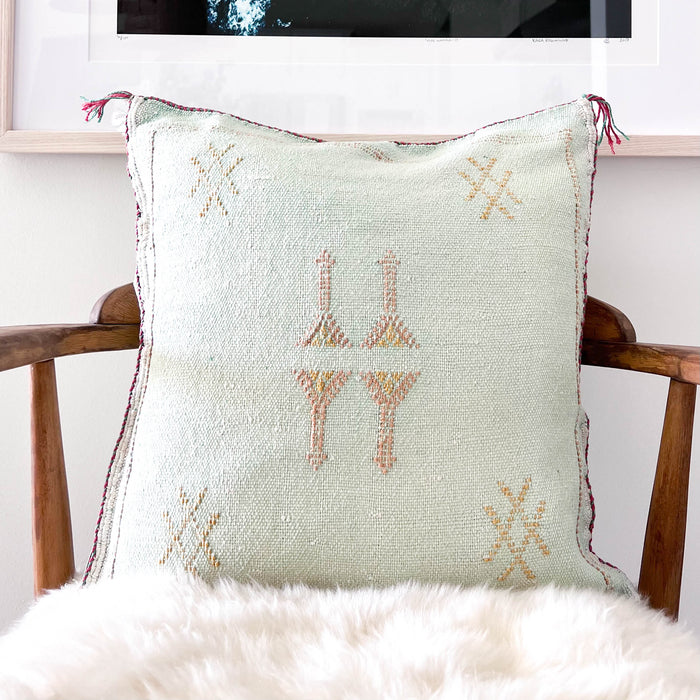 Pools XXXI Moroccan Sabra Cactus Silk Pillow
