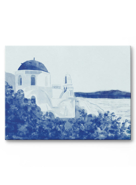 Postcard from Santorini, Canvas