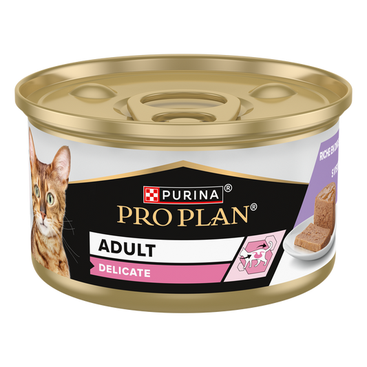 Pro Plan Delicate Digestion Cat Food Adult Foam Turkey