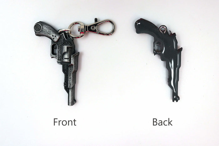 FFXV Prompto Revolver Keychain / Necklace Final Fantasy XV - LootCaveCo