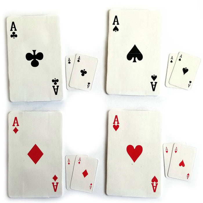 Psychic Aces - The Spectator Matches 4 Small Aces Randomly With Four Large Aces That Match Perfectly!