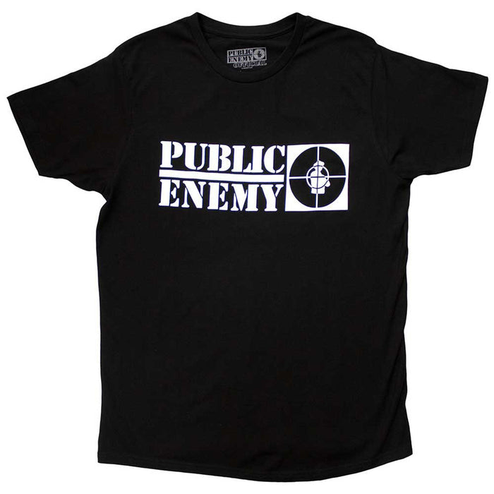 PUBLIC ENEMY - CROSSHAIRS LOGO - T-Shirt Black