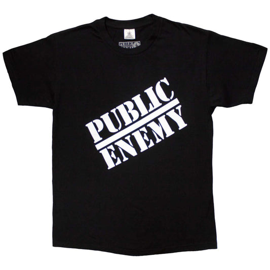 PUBLIC ENEMY - LOGO - T-Shirt Black