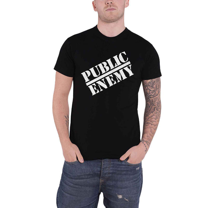 PUBLIC ENEMY - LOGO - T-Shirt Black
