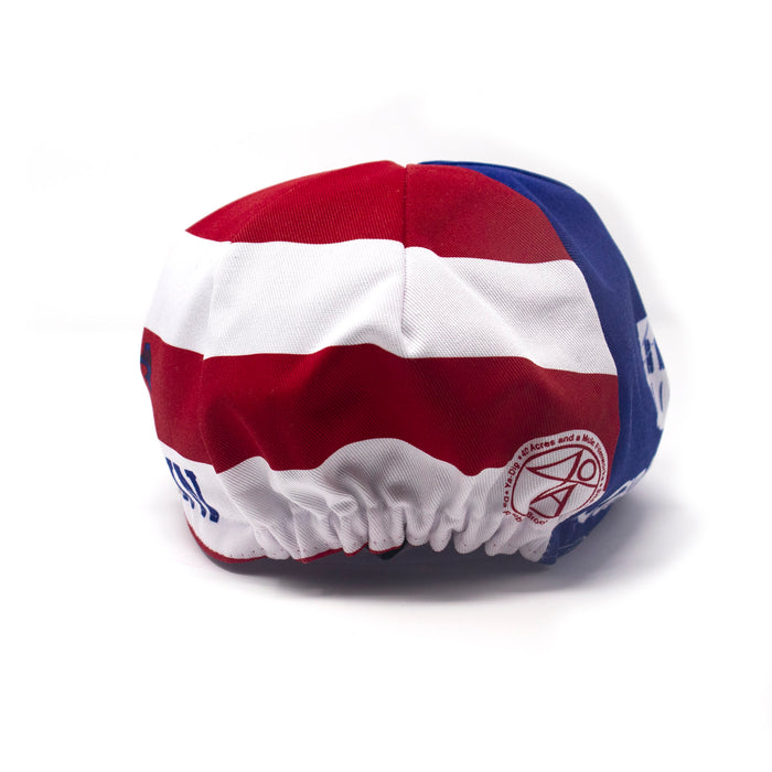 Puerto Rican Flag Biker Cap - Side Flag
