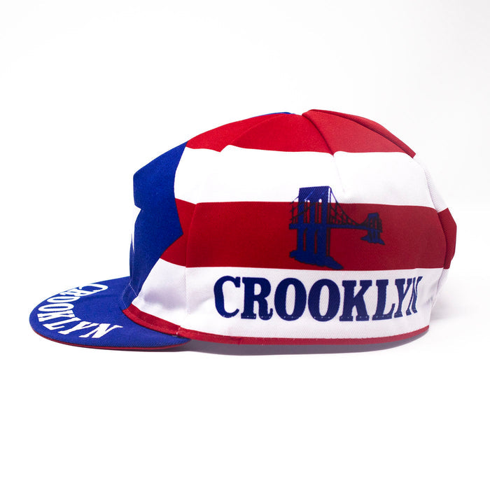 Puerto Rican Flag Biker Cap - Side Flag