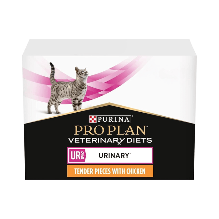 Purina Pro Plan Veterinary Diets UR Urinary Wet Cat Mousse (Chicken) front on white background