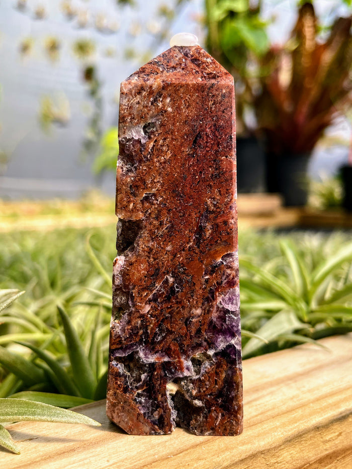 Purple Sphalerite Crystal Point