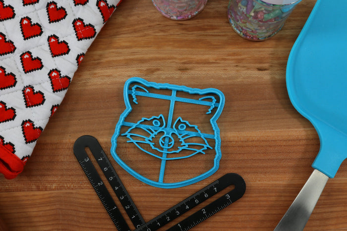 Raccoon Cookie Cutters  - Happy Raccoon, Raccoon Face, Sleepy Raccoon, Standing Raccoon, Trash Raccoon- Trash Panda Gift