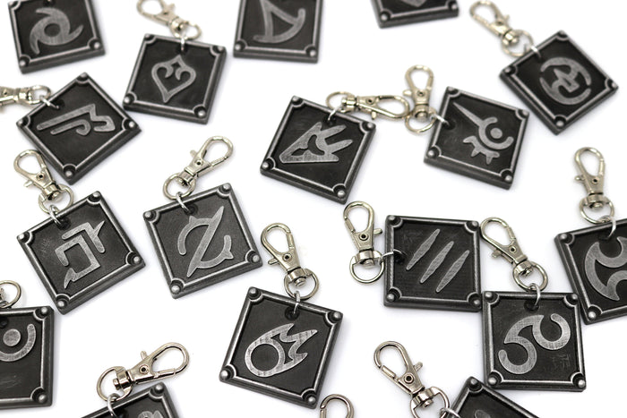 Reaper FFXIV Job Charm -  Metal Resin, Final Fantasy 14 FF14 Soul Crystal 1