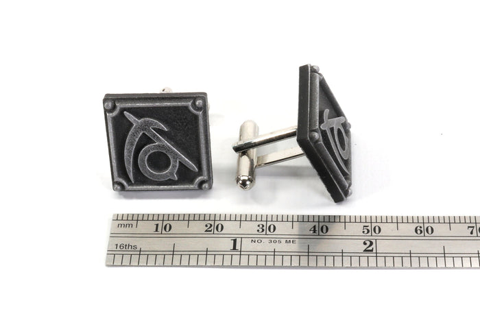 Raaper FFXIV Job Cufflinks - Metal Resin, Final Fantasy 14 FF14 Soul Crystal