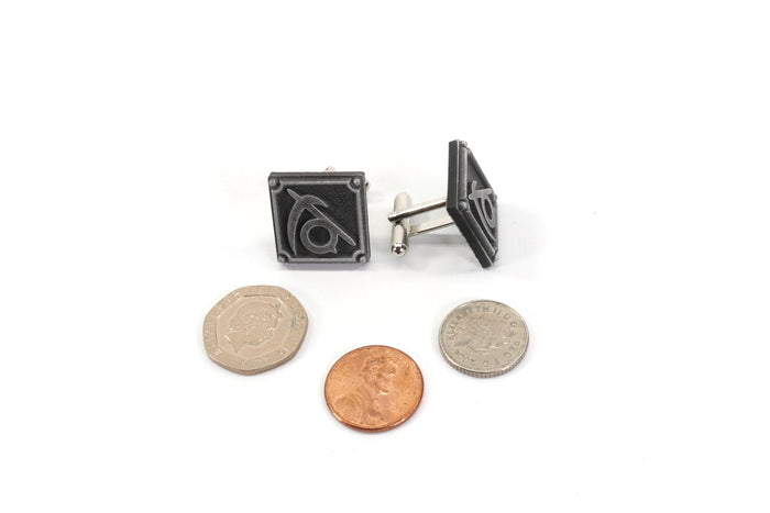 Raaper FFXIV Job Cufflinks - Metal Resin, Final Fantasy 14 FF14 Soul Crystal