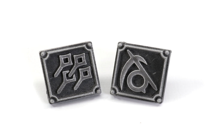 Reaper FFXIV Job Pin - Metal Resin, Final Fantasy 14 FF14 Soul Crystal