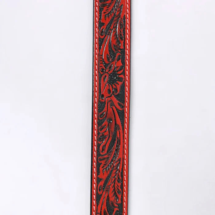 Red American Darling Leather Belt