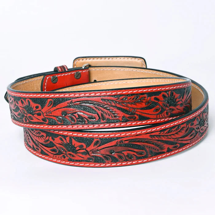 Red American Darling Leather Belt