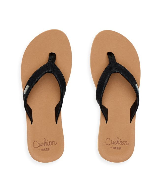 Reef Baja Sands Cushion Women's Sandals - Black Tan Womens Footwear