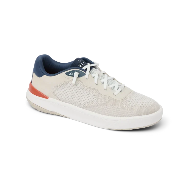 Reef Shoreline Del Mar Cushion Shoes - Tan White Navy Mens Footwear