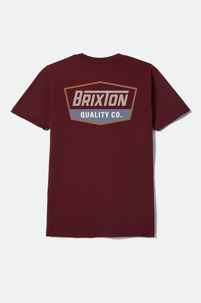 Regal Standard T-Shirt - Burgundy/Tobacco