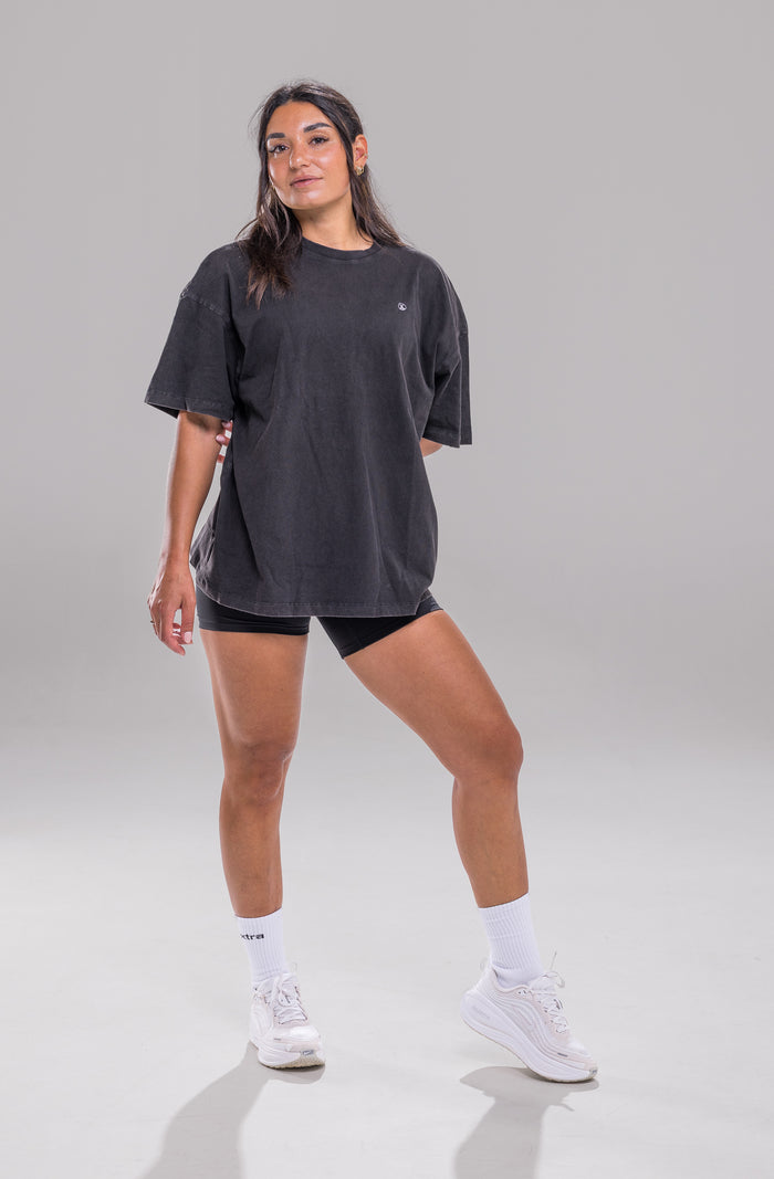 Reign Cotton Tee - Vintage Black