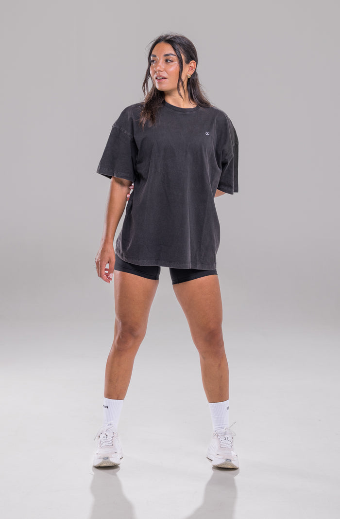 Reign Cotton Tee - Vintage Black