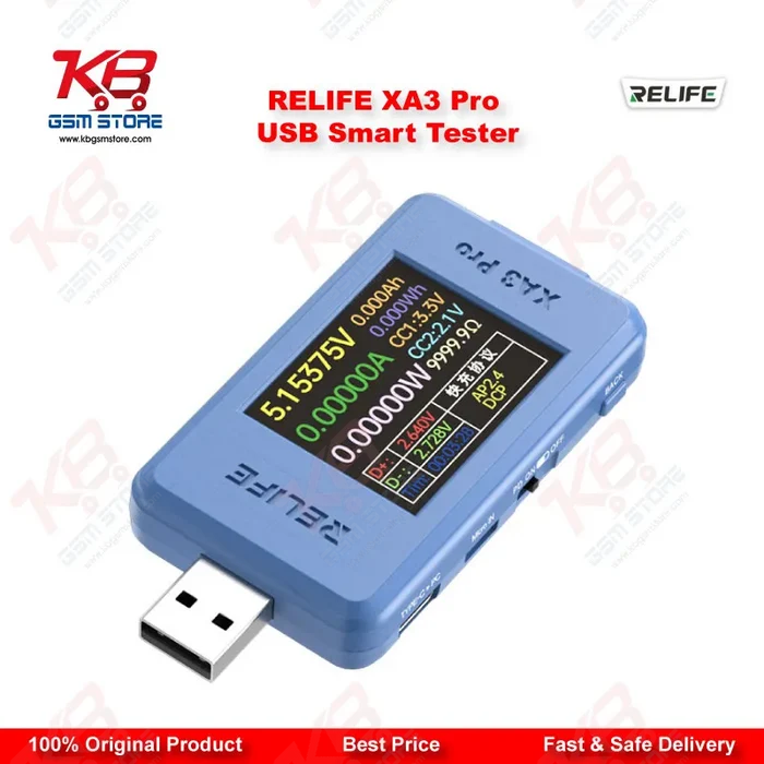RELIFE XA3 Pro USB Smart Tester - PD QC Fast Charging Protocol Detector