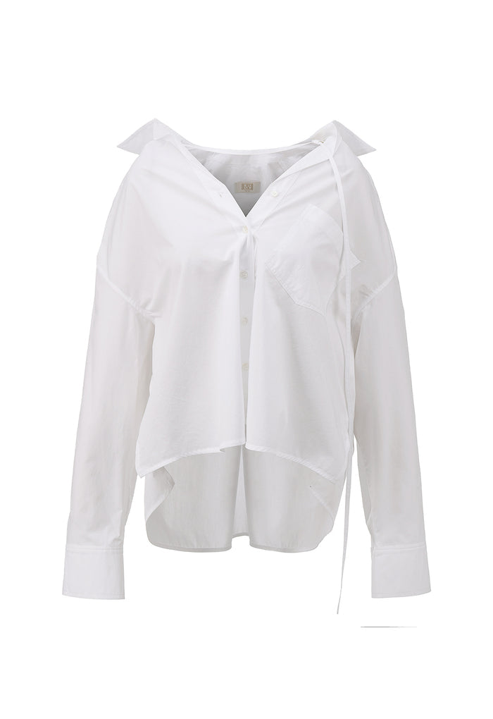 【RENEJ 2025AW】Cotton Tie Shirt