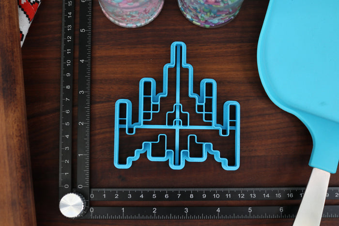 Retro Games Cookie Cutters - Bomb Guy, Froggy, Galaxy Ship, Invader, Pooka - Video Game Retro Icons Baking Gift