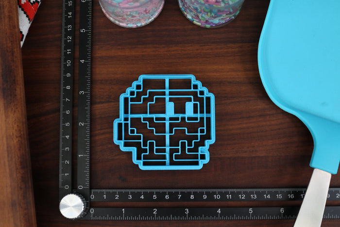 Retro Games Cookie Cutters - Bomb Guy, Froggy, Galaxy Ship, Invader, Pooka - Video Game Retro Icons Baking Gift
