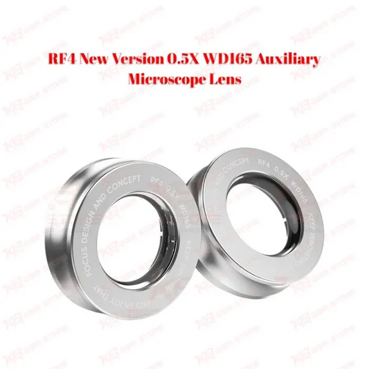 RF4 New Version 0.5X WD165 Auxiliary Microscope Lens