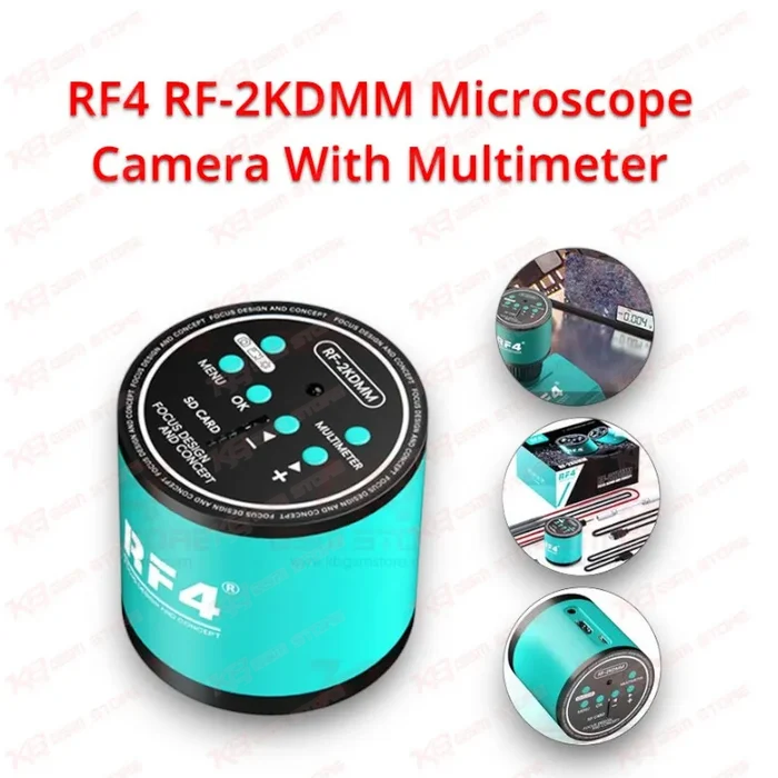 RF4 RF-2KDMM Microscope Camera With Multimeter
